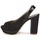 Sapatos Mulher Sandálias Espace LEOTO Preto-verniz-preto