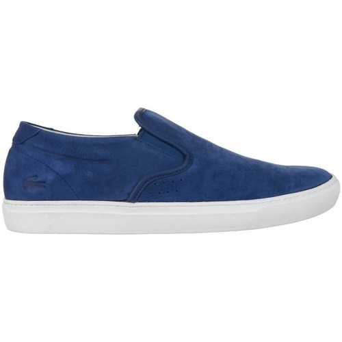 Sapatos Homem Mocassins Lacoste item Alliot Slipon Azul