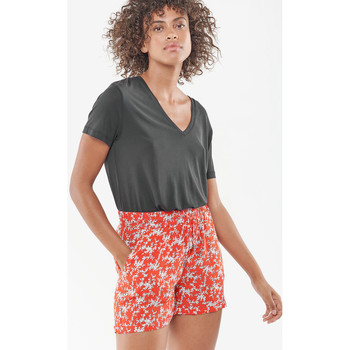 Textil Mulher Shorts / Bermudas Adidas ZX Flux Weave OG Calções KLIO Vermelho