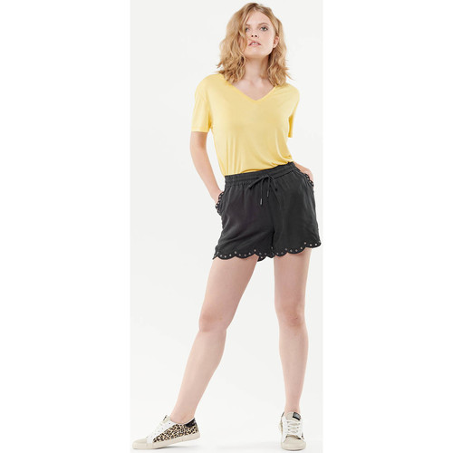 Textil Mulher Shorts / Bermudas Adidas ZX Flux Weave OG Calções LIA Preto