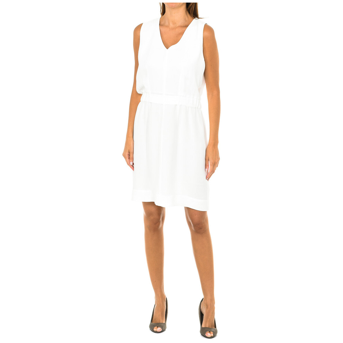 Textil Mulher Vestidos curtos Emporio Armani 3Y5A41-5NYFZ-1148 Branco