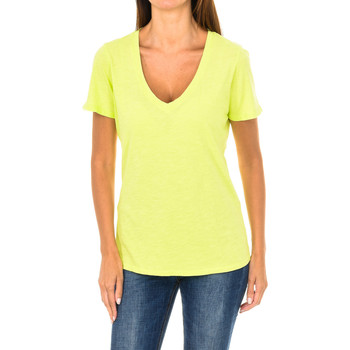 Textil Mulher T-shirts e Pólos Armani jeans 3Y5T45-5JZMZ-1643 Amarelo