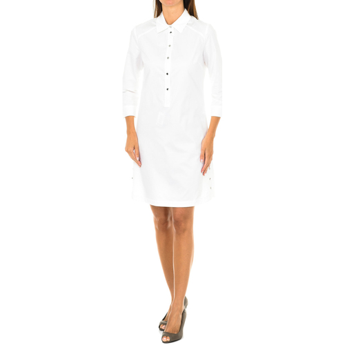 Textil Mulher Vestidos curtos Emporio Armani C5A13-PC-10 Branco
