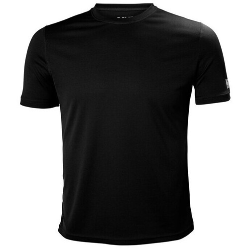 Textil Homem T-Shirt mangas curtas Helly Hansen Tech Tshirt Preto