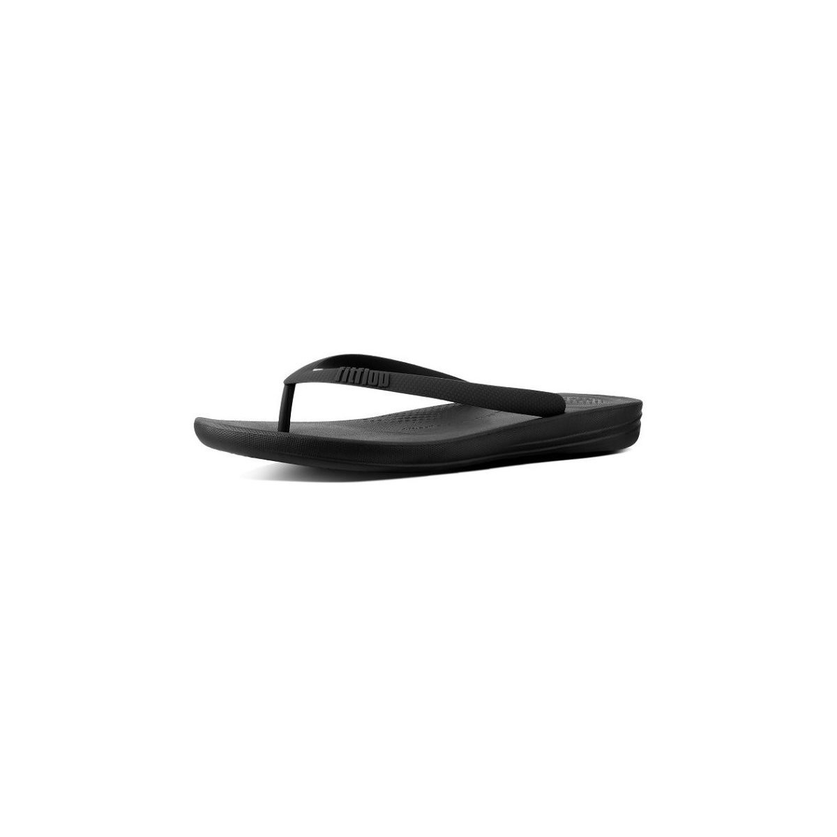 Sapatos Homem Chinelos FitFlop MEN'S iQUSHION TM ERGONOMIC FLIP-FLOPS BLACK CO BLACK CO