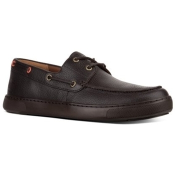 Sapatos Homem Mocassins FitFlop LAWRENCE BOAT SHOES CHOCOLATE CO Preto