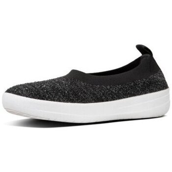 Sapatos Mulher Sabrinas FitFlop UBERNKIT BALLERINA CRYSTAL BLACK/SOFT GREY CO Bege
