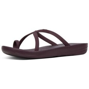 Sapatos Mulher Chinelos FitFlop iQUSION WAVE SLIDES - WILD AUBERGINE es Preto