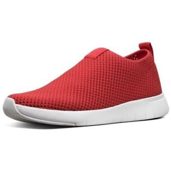 FitFlop AIRMESH SNEAKERS HIGH TOP - PASSION RED CO Preto