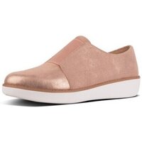 Sapatos Mulher Sapatilhas FitFlop LACELESS DERBY GLIMMERSUEDE APPLE BLOSSOM Preto