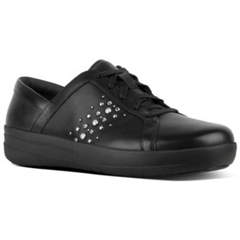 Sapatos Mulher Sapatilhas FitFlop F-SPORTY II PEARL STUD BLACK Preto