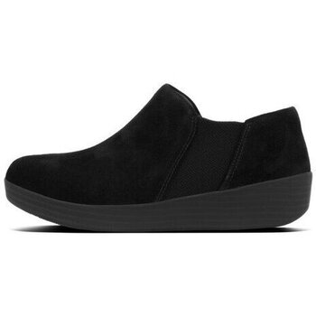 Sapatos Mulher Mocassins FitFlop SUPERCHELSEA SLIP-ONS BLACK SUEDE Preto