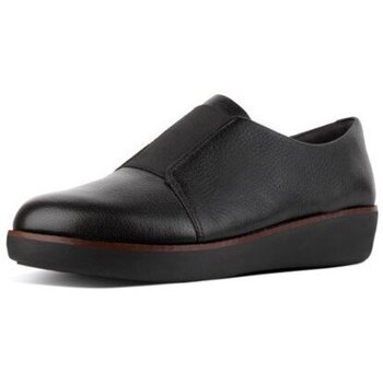 Sapatos Mulher Mocassins FitFlop LACELESS DERBY BLACK Preto