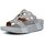 Sapatos Mulher Chinelos FitFlop ELORA CRYSTAL SLIDES SILVER Preto