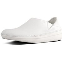 Sapatos Mulher Chinelos FitFlop SUPERLOAFER TM LEATHER URBAN WHITE CO Preto