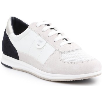 Sapatos Mulher Sapatilhas Geox D Avery Cor bege, Preto, Branco