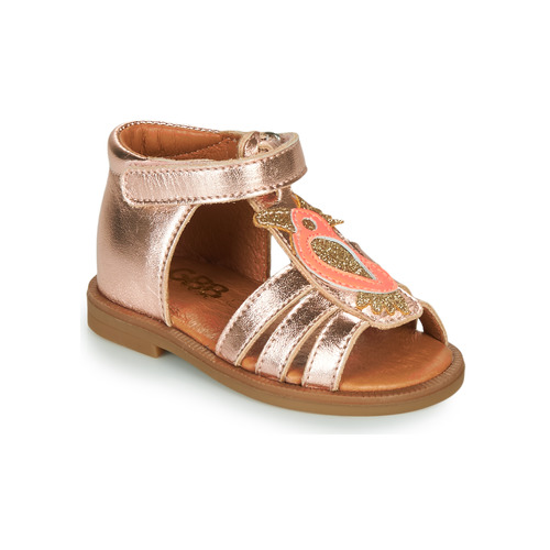 Sapatos Rapariga Sandálias GBB FRANIA Rosa / Ouro