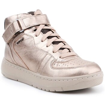Sapatos Mulher Sapatilhas de cano-alto Geox D Nimat Ouro
