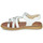 Sapatos Rapariga Sandálias GBB SUMY Branco / Prata
