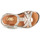 Sapatos Rapariga Sandálias GBB EGEA Branco / Rosa / Ouro
