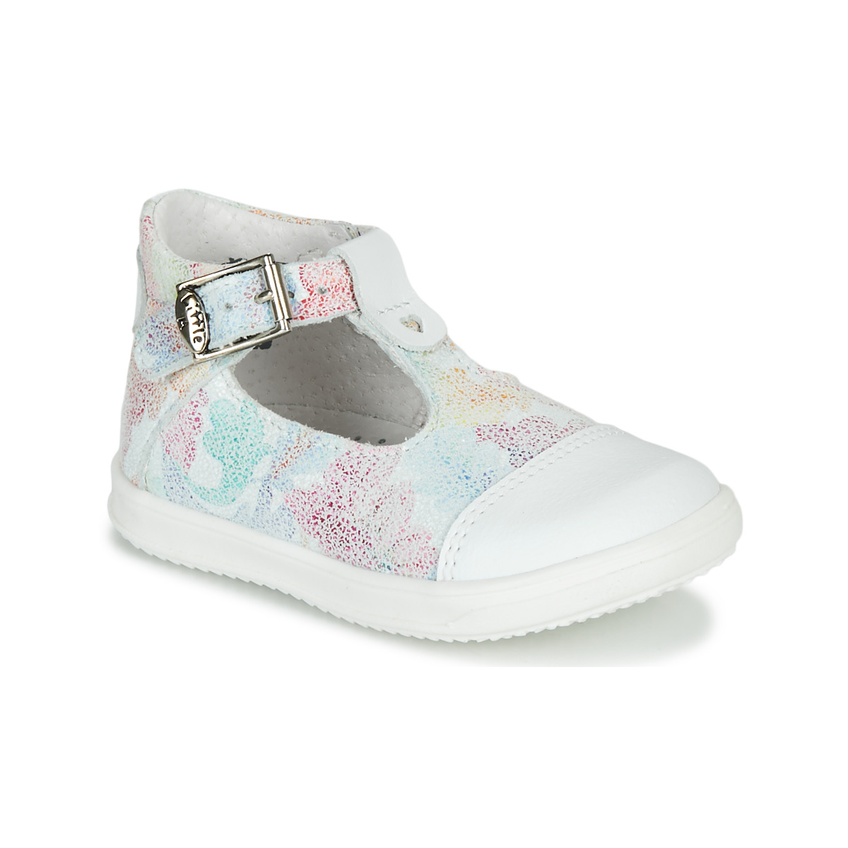 Sapatos Rapariga Sandálias Little Mary VALSEUSE Branco / Multicolor