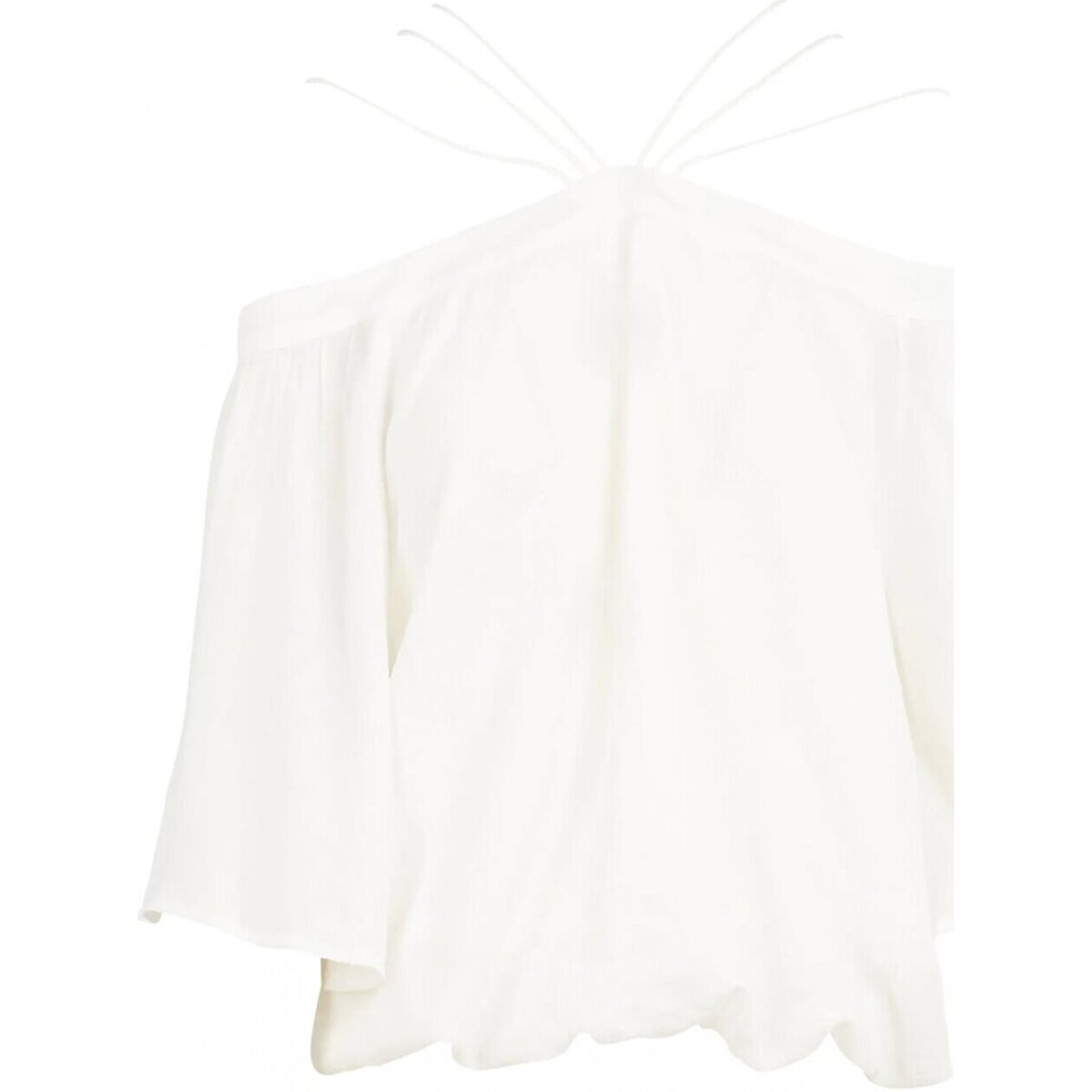 Textil Mulher Trippy graphic-print T-shirt Bianco Undercoverism Orange Zip Pocket Hoodie 20111182 Branco