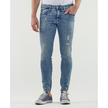 Textil Homem S 0 cm - 35 cm Le Temps des Cerises Jeans skinny POWER, 7/8 Azul