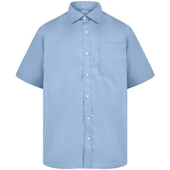 Textil Homem Camisas mangas curtas Absolute Apparel  Azul