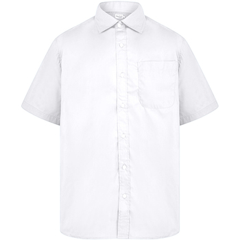 Textil Homem Camisas mangas curtas Absolute Apparel  Branco