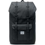 Trotter Canvas Leather Boston Bag Navy