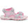Sapatos Homem Sandálias Shone 6015-025 Silver/Pink Cinza