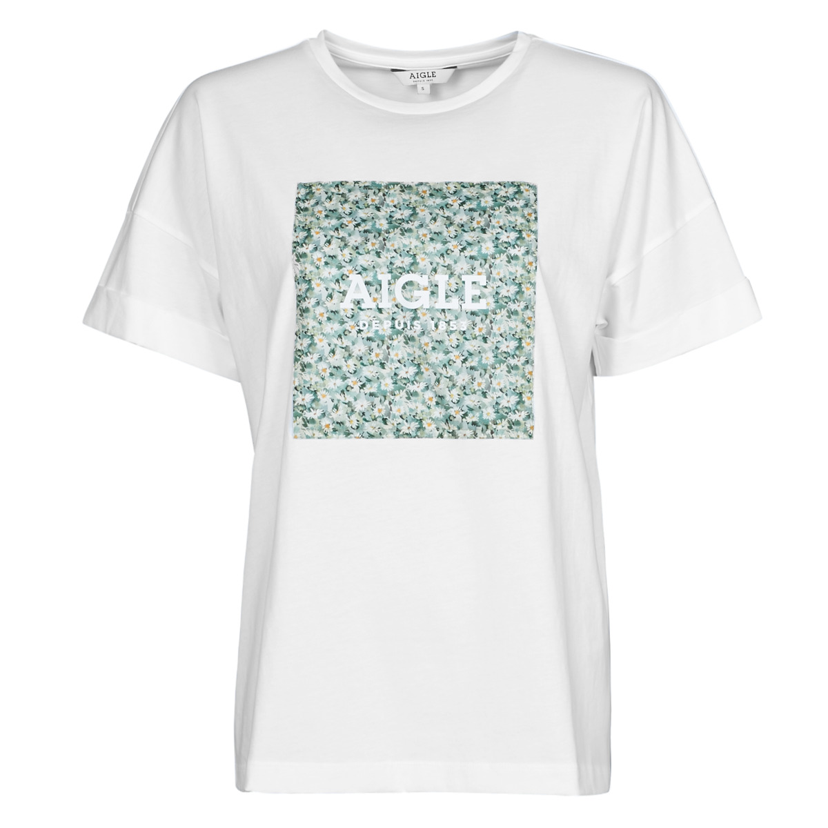 Textil Mulher T-Shirt mangas curtas Aigle RAOPTELIB Branco