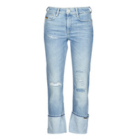 Textil Mulher Calças Jeans G-Star Raw NOXER HIGH STRAIGHT WMN Azul