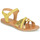 Sapatos Rapariga Sandálias Geox J SANDAL LOVE EOLIE GIRL Amarelo / Ouro