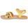 Sapatos Rapariga Sandálias Geox J SANDAL LOVE EOLIE GIRL Amarelo / Ouro