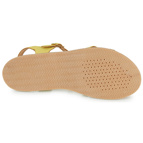 Geox J SANDAL EOLIE GIRL Amarelo / Ouro