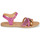 Sapatos Rapariga Sandálias Geox J SANDAL EOLIE GIRL Rosa / Ouro