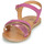 Sapatos Rapariga Sandálias Geox J SANDAL EOLIE GIRL Rosa / Ouro
