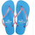 Sapatos Mulher Chinelos Brasileras Classic Combi Pearl W Azul
