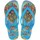 Sapatos Mulher Chinelos Brasileras Printed Mandala Azul