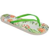 Sapatos Mulher Chinelos Brasileras Printed Tropicana Verde