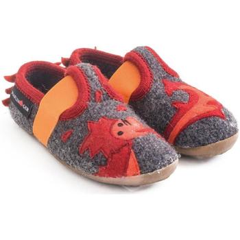 Sapatos Criança Chinelos Haflinger 48311304 Cinza