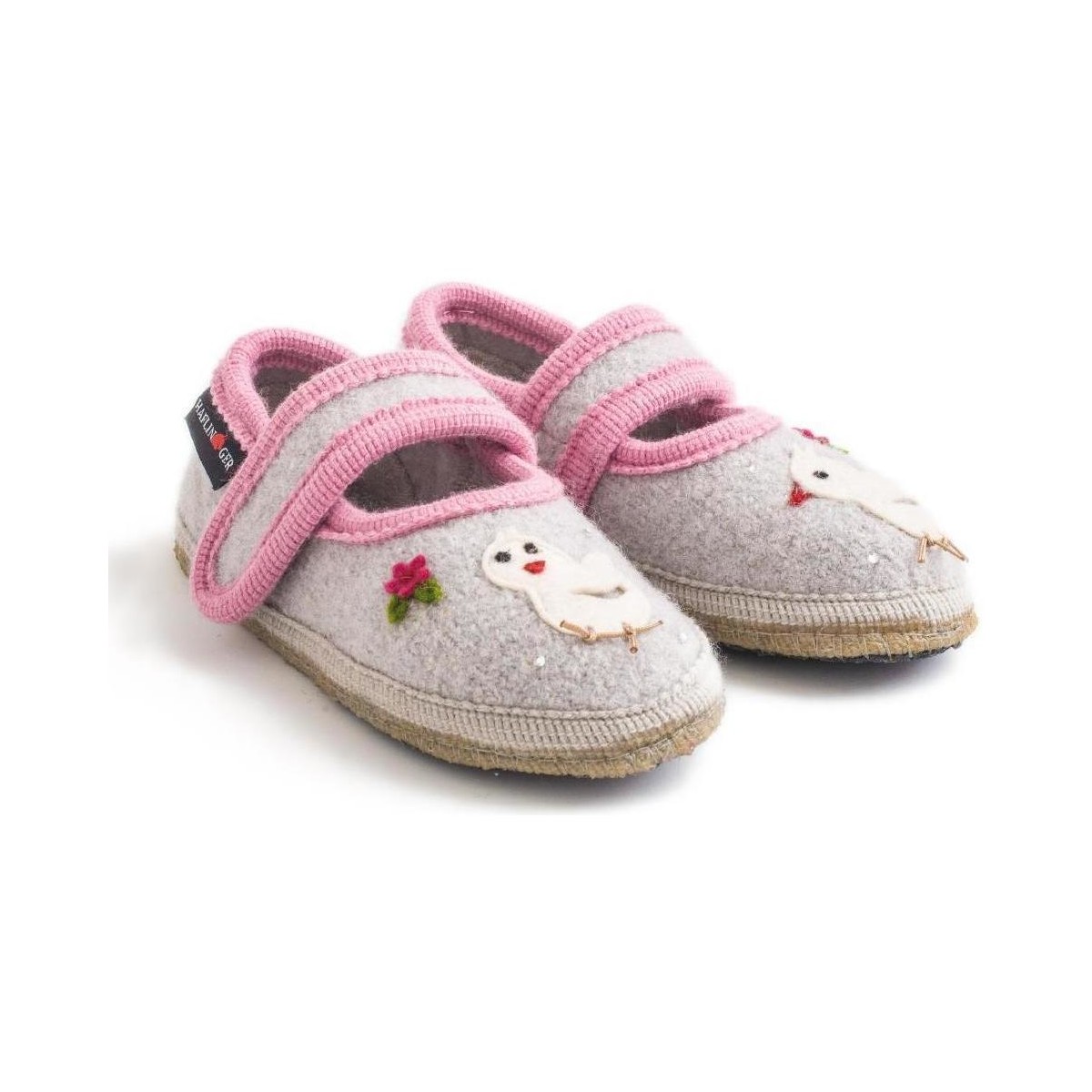 Sapatos Criança Chinelos Haflinger 67306102 Cinza