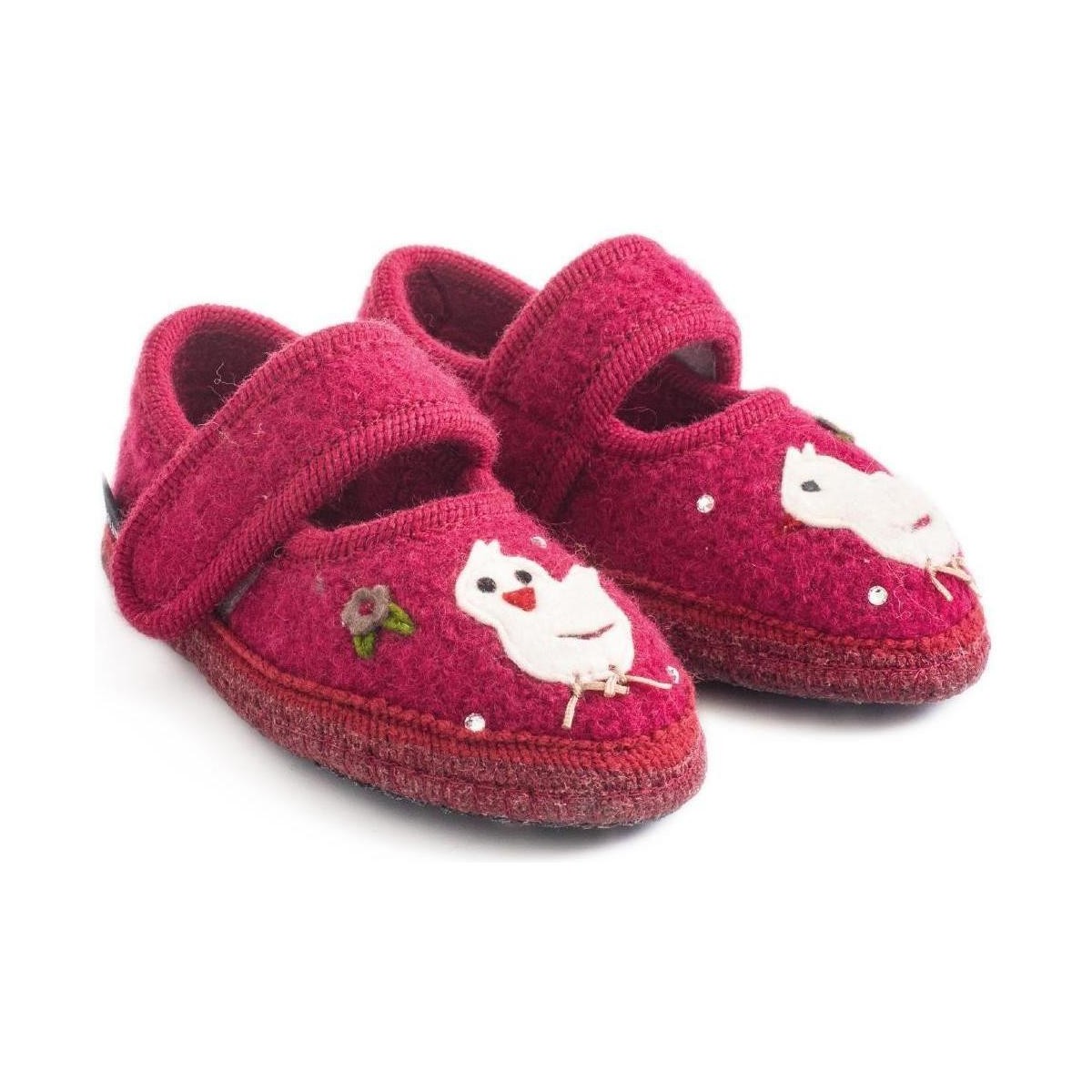 Sapatos Criança Chinelos Haflinger 67306160 Vermelho