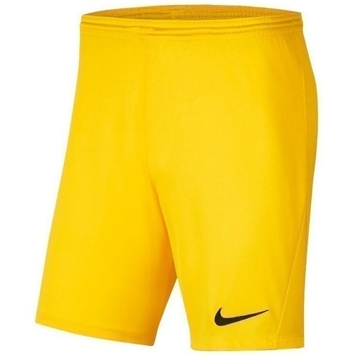 Textil Homem Calças curtas cheap Nike Dry Park Iii Amarelo