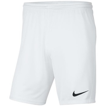 Textil Rapaz Calças curtas Nike JR Park Iii Knit Branco