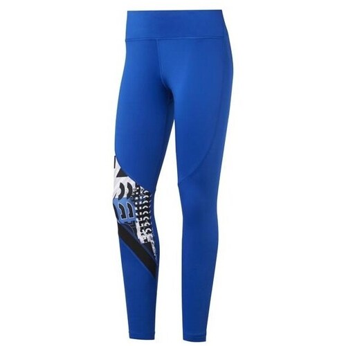 Textil Mulher Calças Reebok Sport Wor Myt Aop Tight Azul