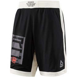 Textil Homem Calças curtas Reebok Sport Combat Boxing Preto, Branco