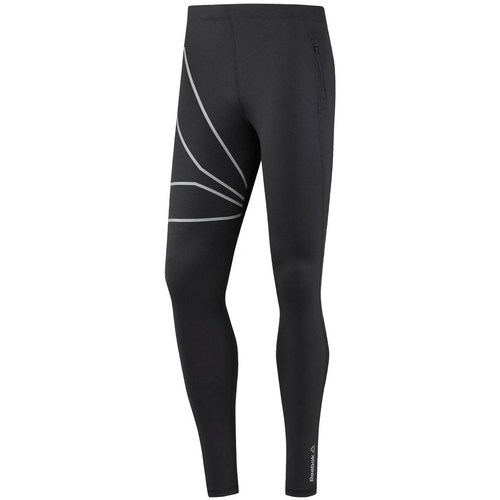 Textil Homem Calças Reebok Sport Reebok allis seamless 2 pack briefs in black grey spot Preto