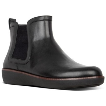 Sapatos Mulher Botins FitFlop CHAI CHELSEA BOOTS ALL BLACK Preto